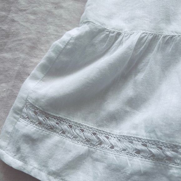 American Eagle Cotton Embroidered Trim Cami Top - Picture 3 of 6